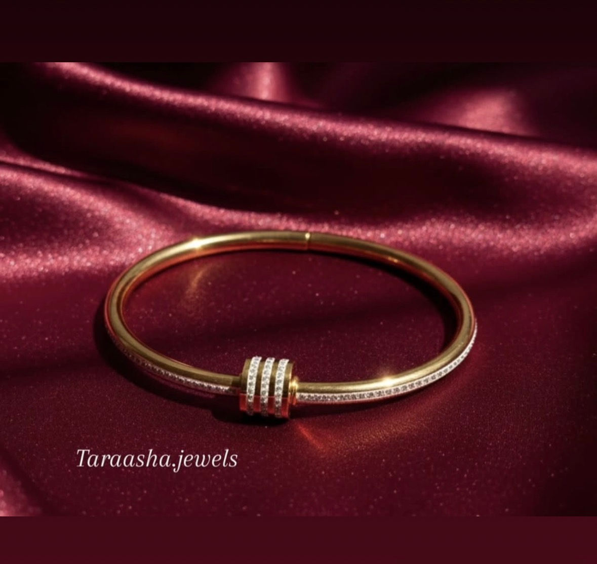 Trinity Luxe - Cross Border Zircon Bangle Bracelet