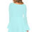 Thumbnail: Pale blue skater dress with bell sleeves