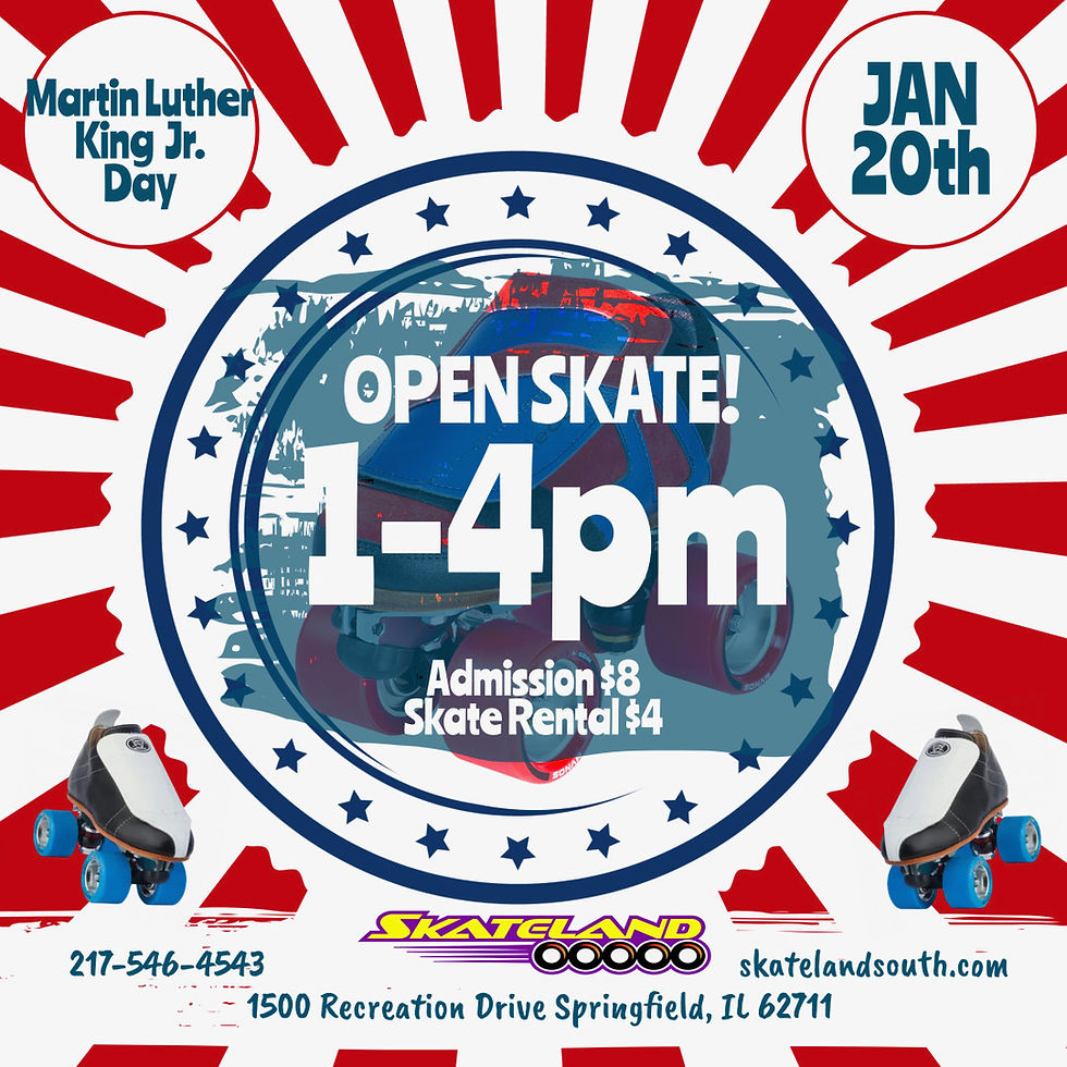 Martin Lutherin King Day- SKATE!