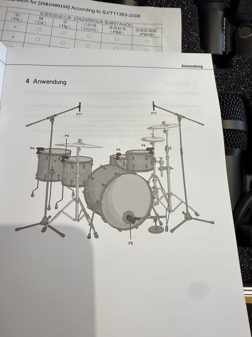 Miniatura: Drum Microphone Kit Rental Marbella