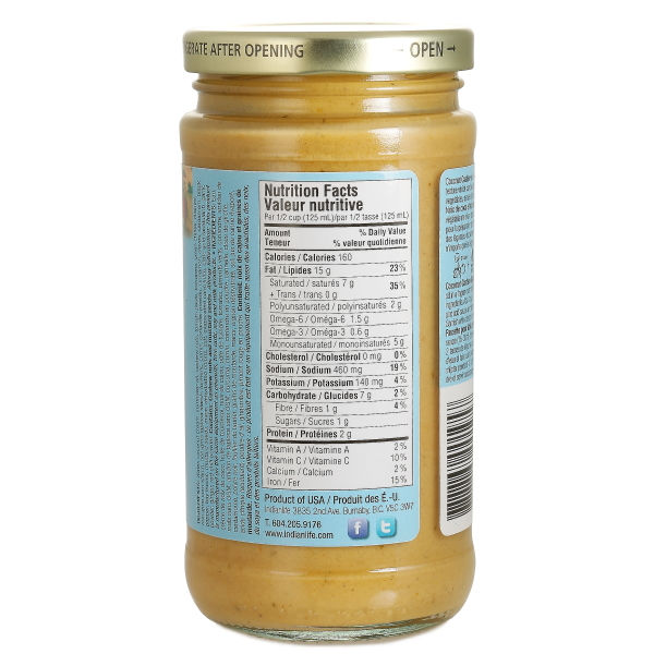 Thumbnail: Cooking Sauce Coconut Cashew 6 jars x 11.5oz (360ml)
