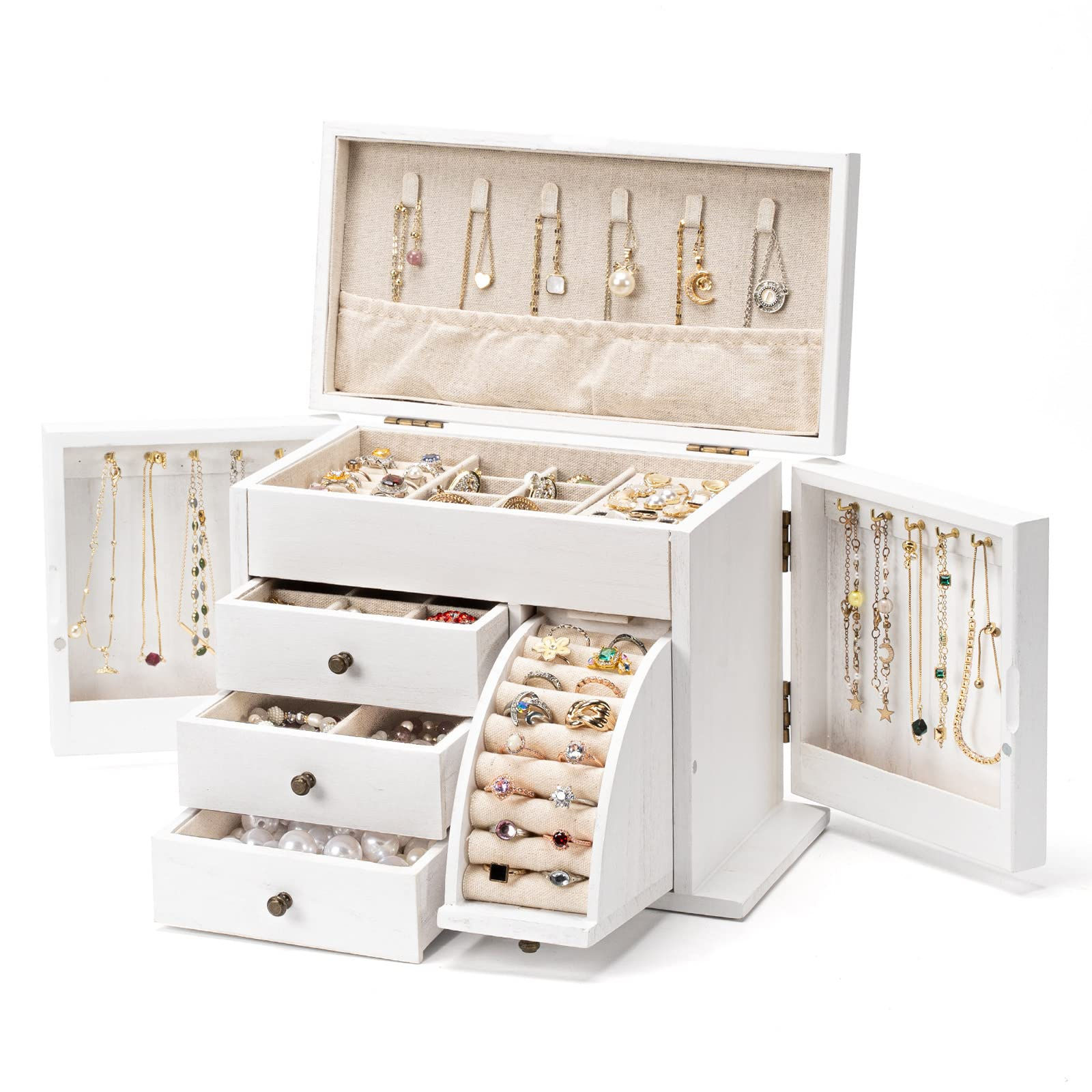 Farmhouse Heirloom Jewelry Chest
