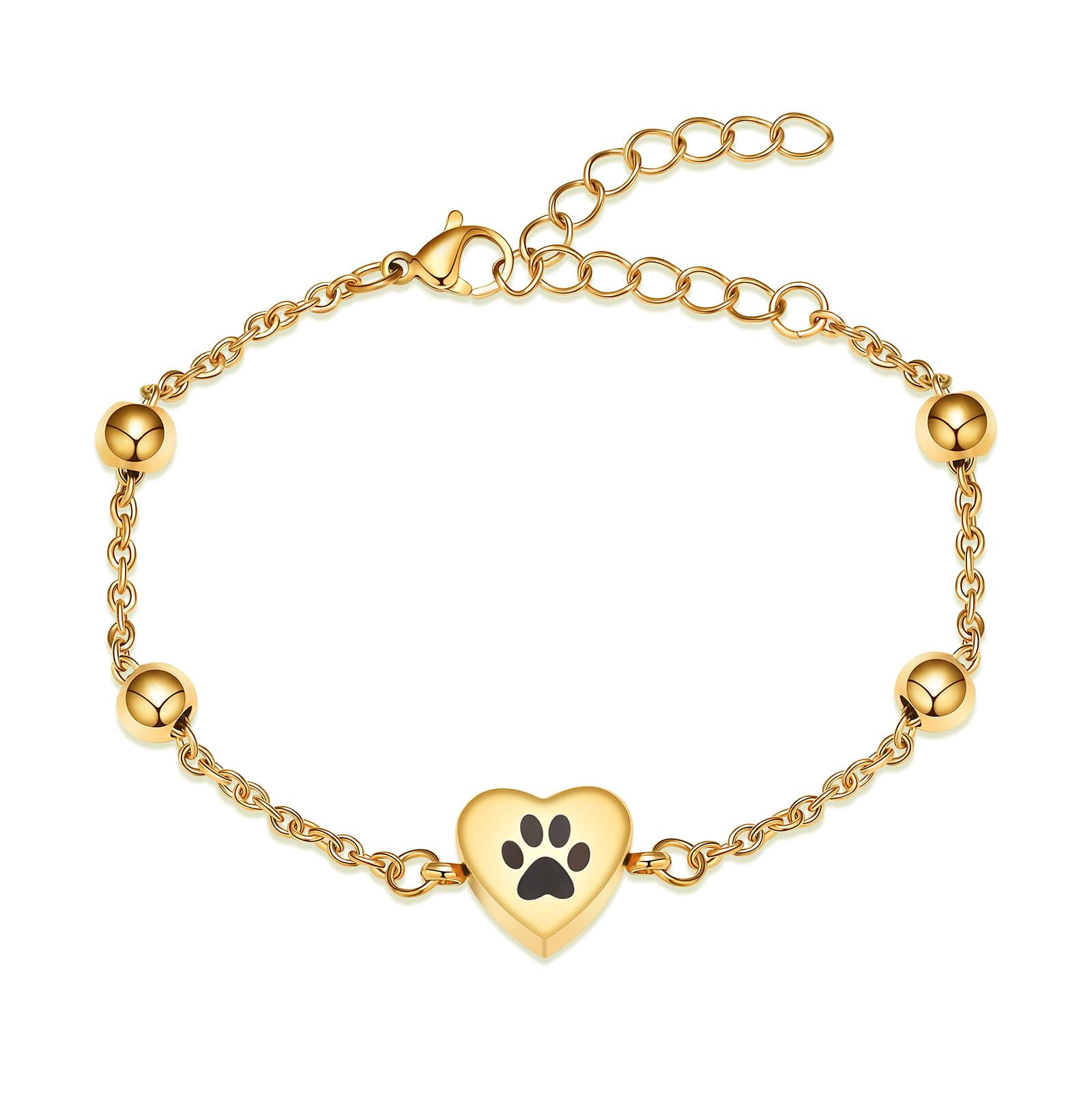 Eternal Paw Adjustable Urn Bracelet
