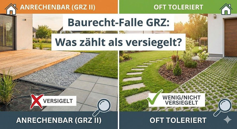 Grundflächenzahl im Garten: Was darf ich im Garten bauen?