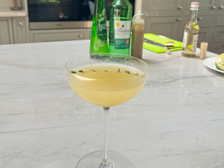 A Herbaceous Gin Cocktail with Pear, Thyme, and Elderflower - Elder Grove