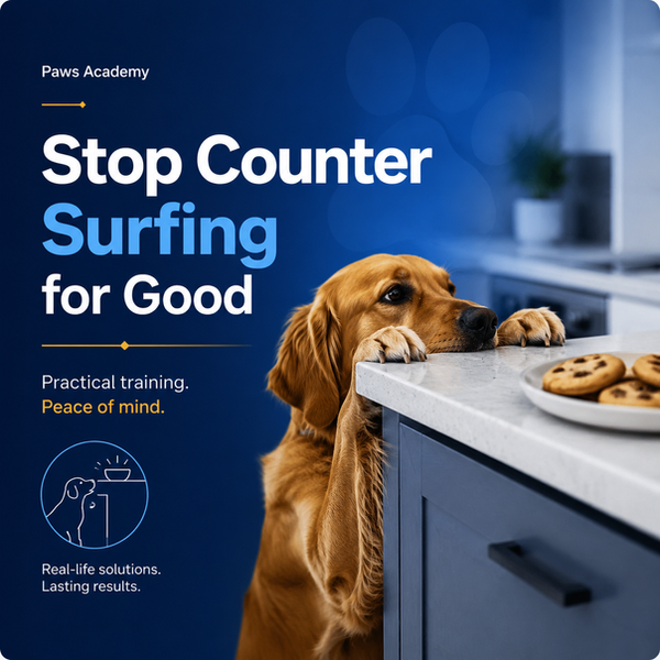 Stop your dog from counter surfing for good