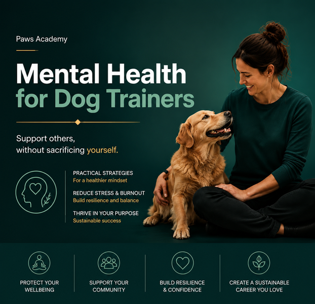 Mental Health for dog trainers logo