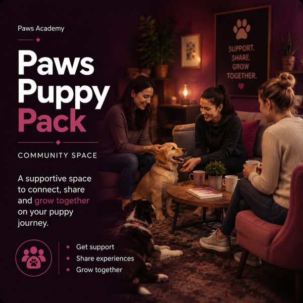 Paws Pack Puppy Community Logo