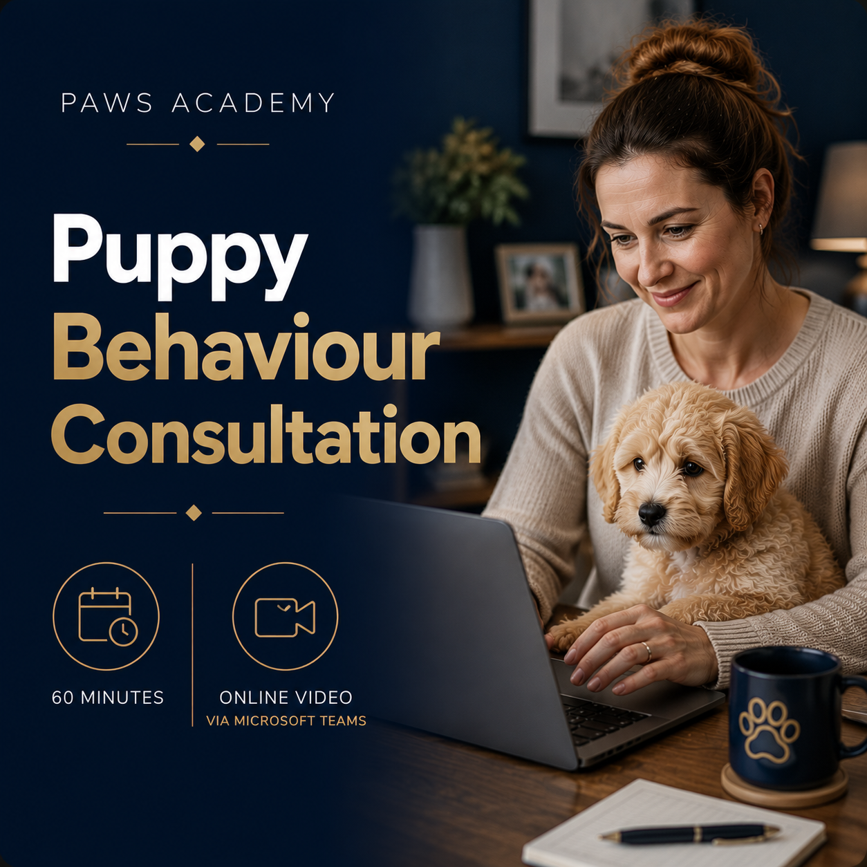 Puppy behaviour consultation 60 mins
