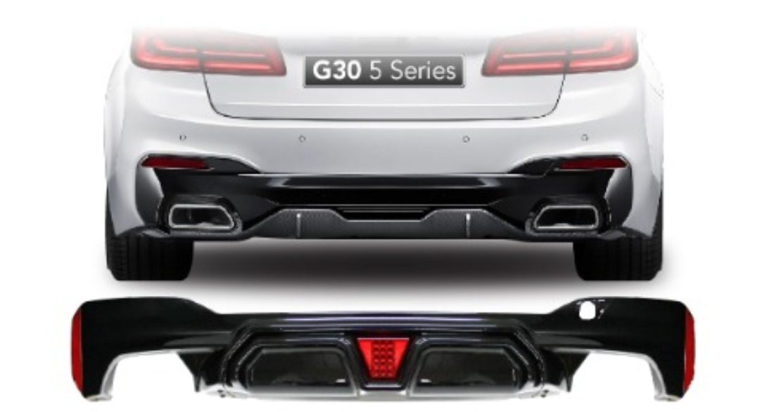 BMW G30 Rear Diffuser with LED