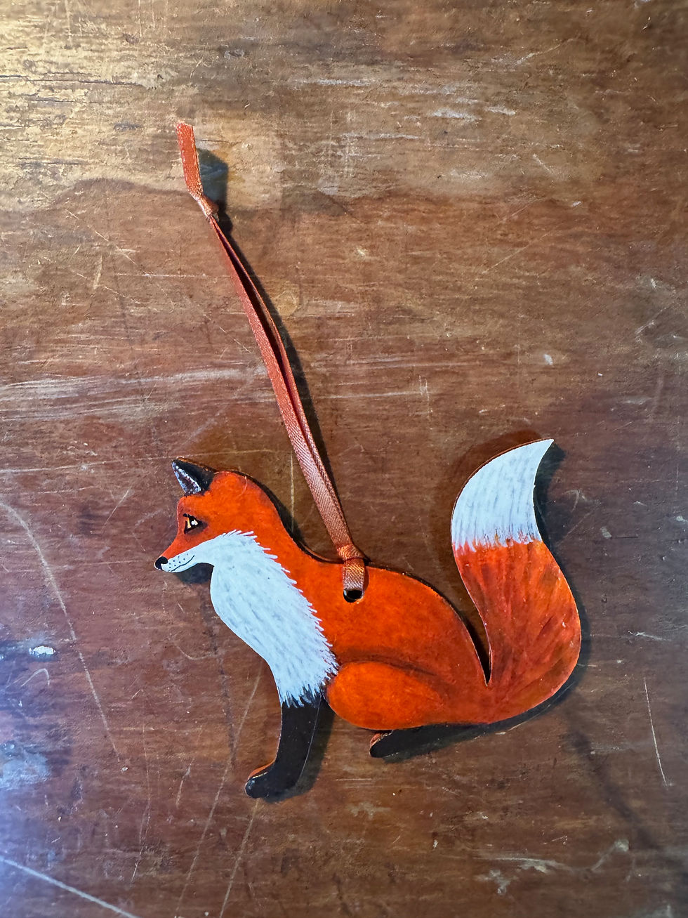 Hand Painted Fox