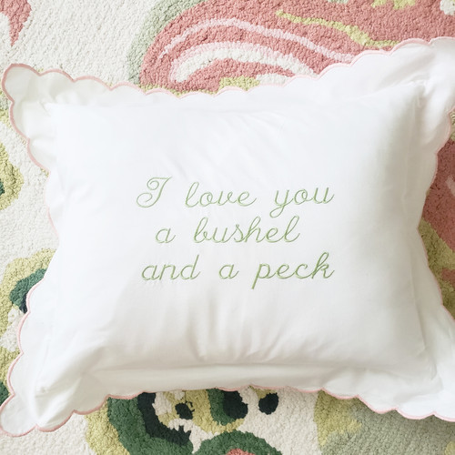 Bushel and a Peck Pillow | Everyday Occasion