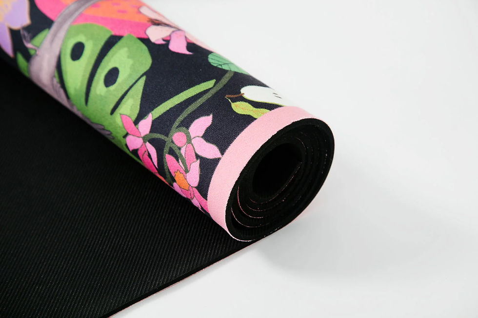 Thumbnail: Spotty Paradise - Suede Travel Yoga Mat (1MM)