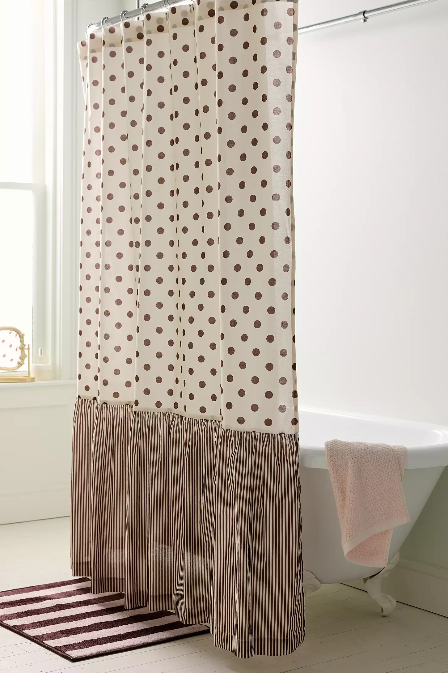 Urban Outfitters Maise Patterned Shower Curtain