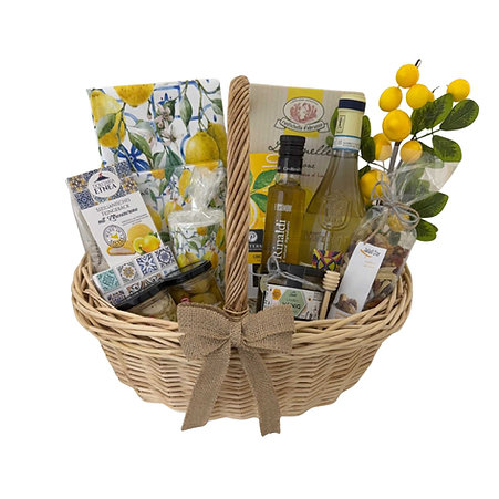 Italienische Präsentkorb mit Lugana und Zitronen Noten „La Limonaia del Garda“