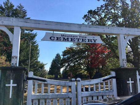 A visit to Mountain View Cemetery, Somenos