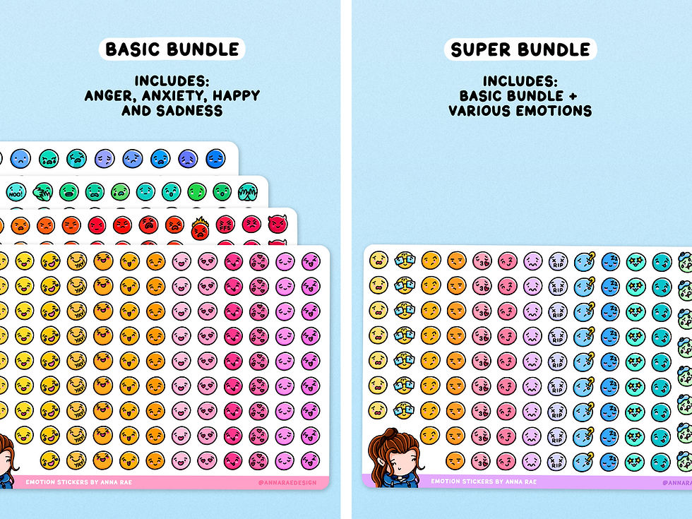 Thumbnail: Sadness Emoji Planner Stickers