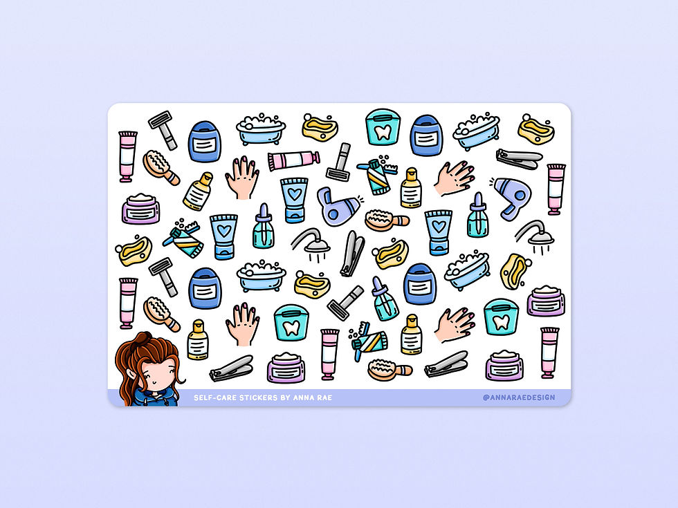 Thumbnail: Self-Care Planner Stickers