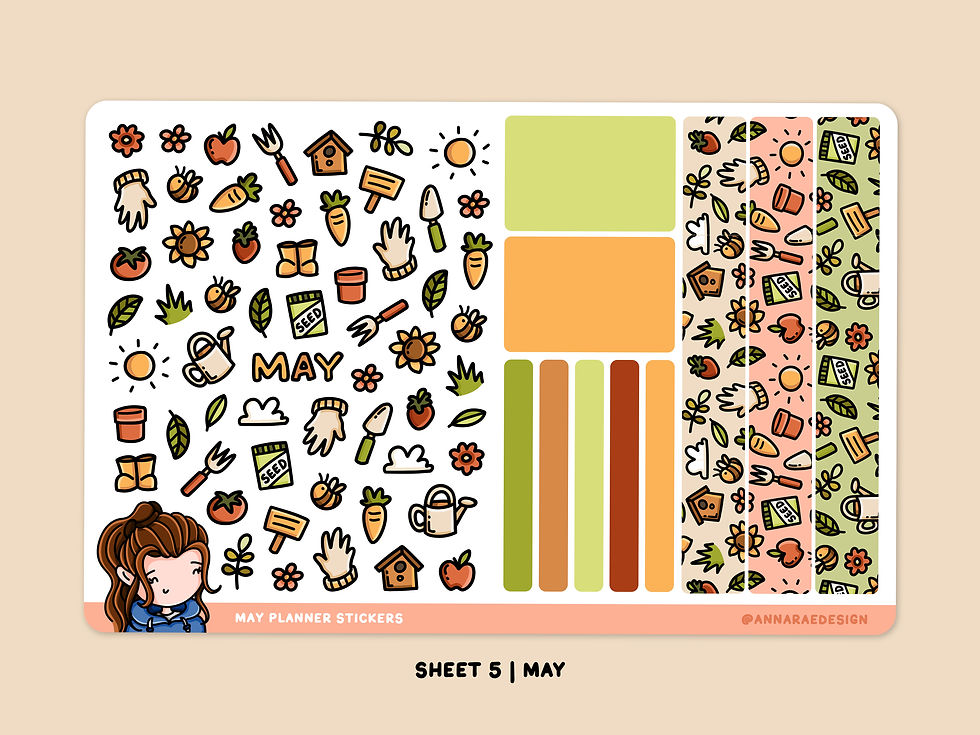 Thumbnail: February Planner and Calendar Stickers