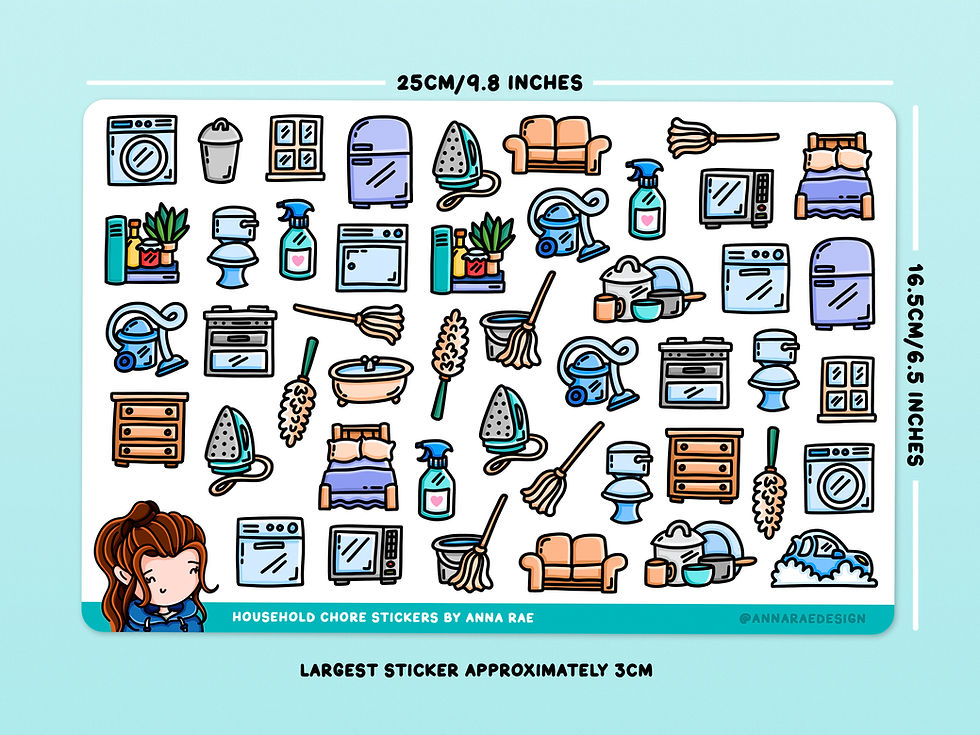 Thumbnail: Housework Planner Stickers