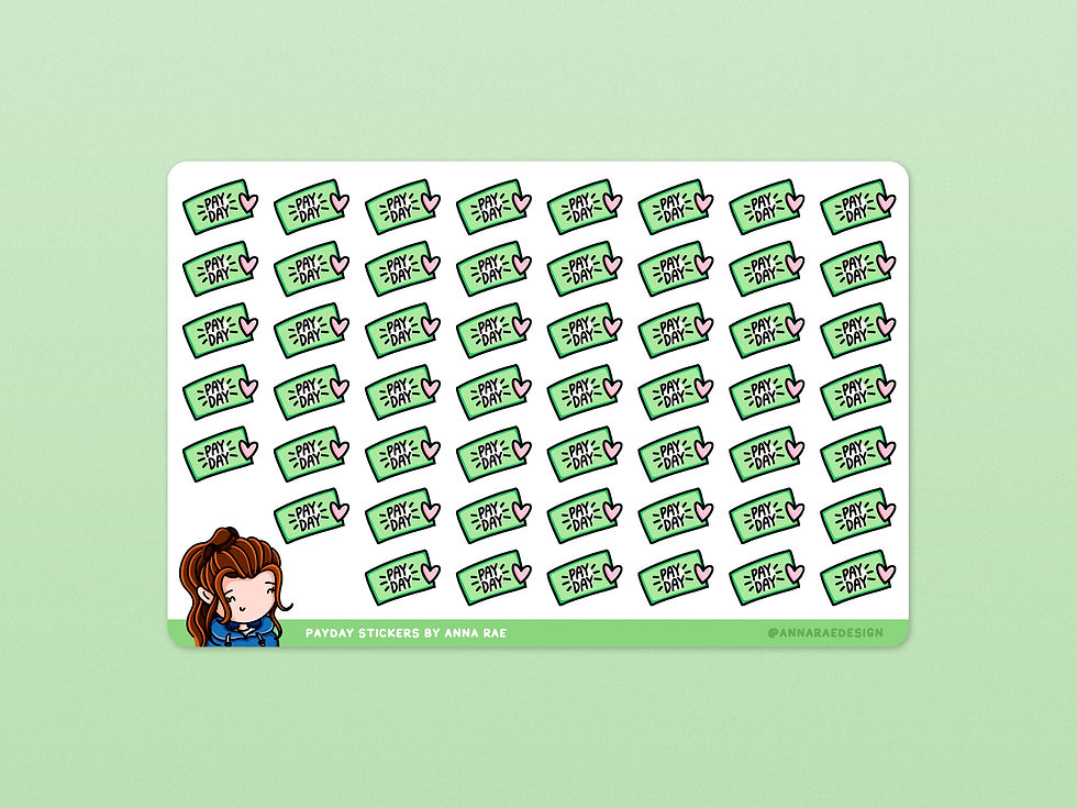 Thumbnail: Payday Planner Stickers