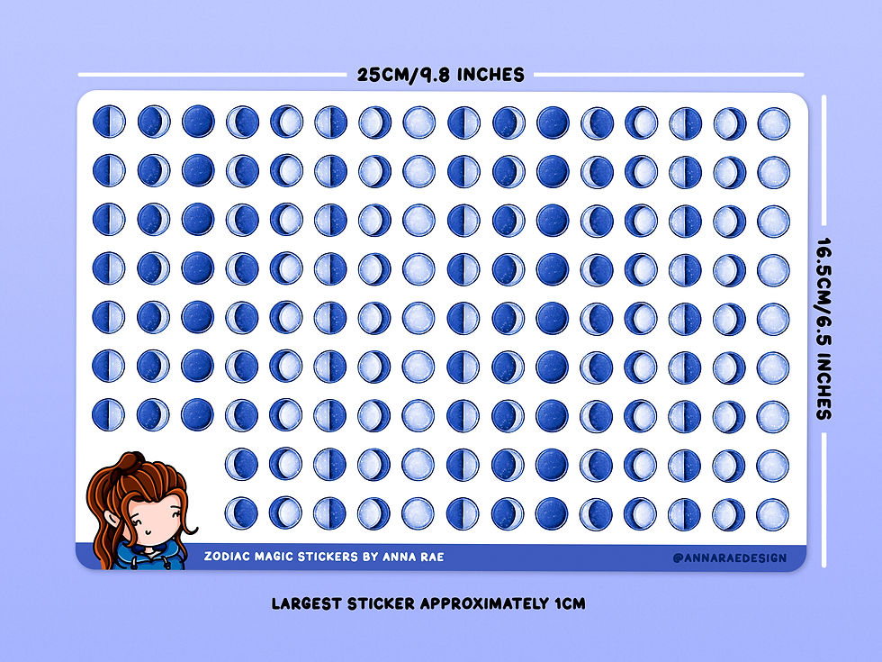 Thumbnail: Moon Tracker Planner Stickers