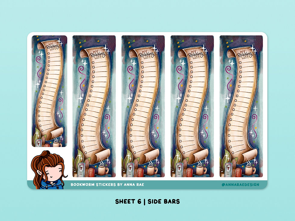 Thumbnail: Bookworm Boxes Planner Stickers