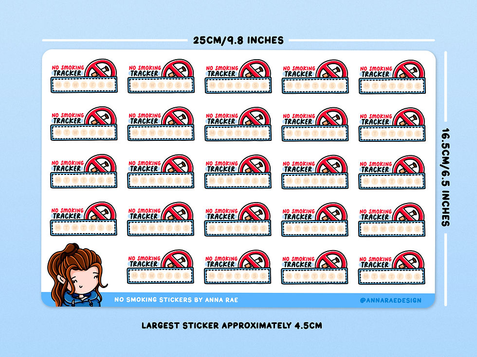 Thumbnail: Quit Smoking Planner Stickers