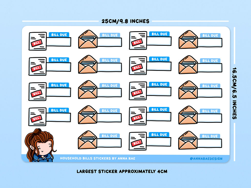 Thumbnail: Bill Payment Planner Stickers