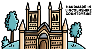 Hand-drawn doodle of the Lincoln Cathedral