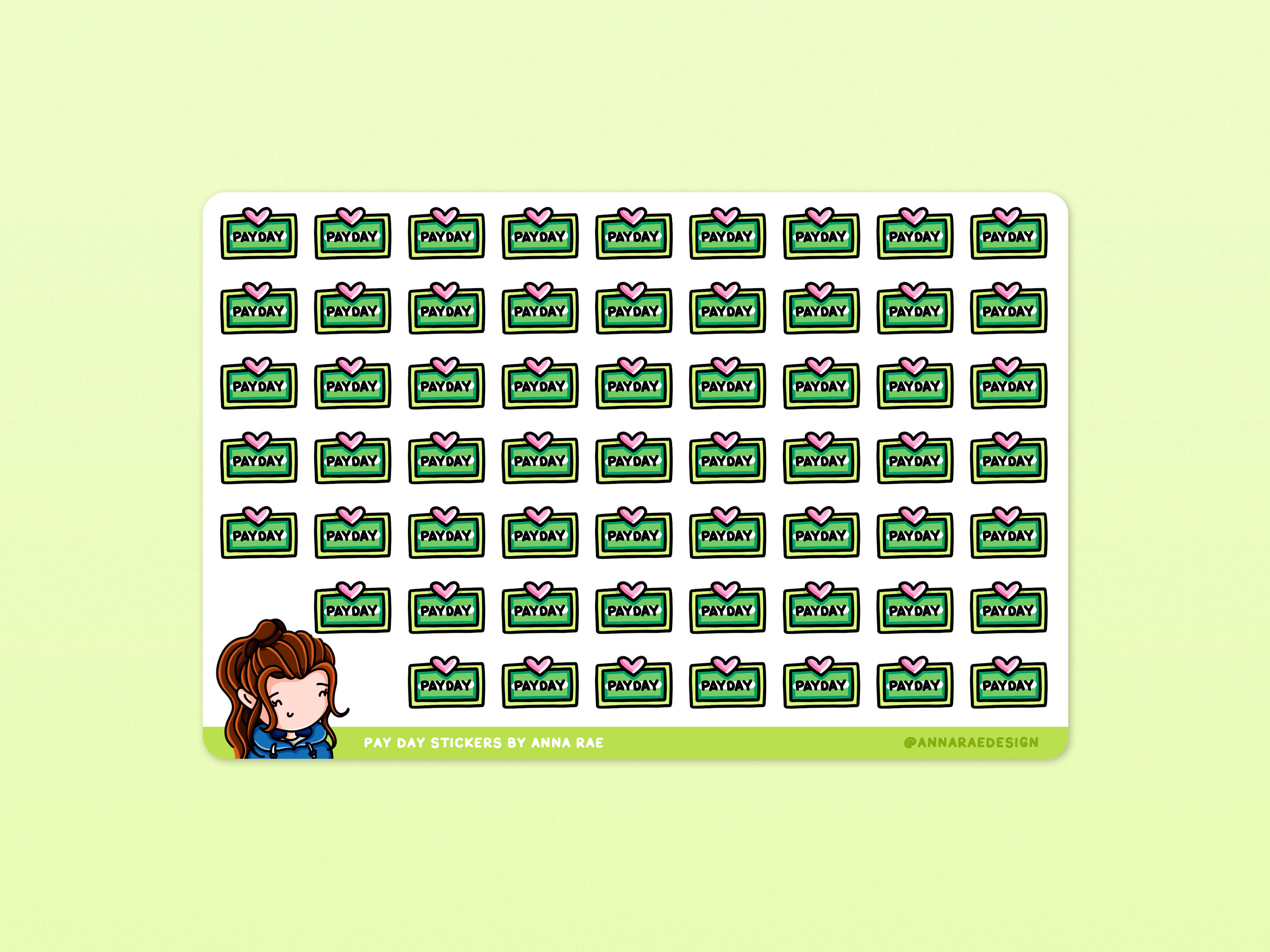 Little Payday Planner Stickers