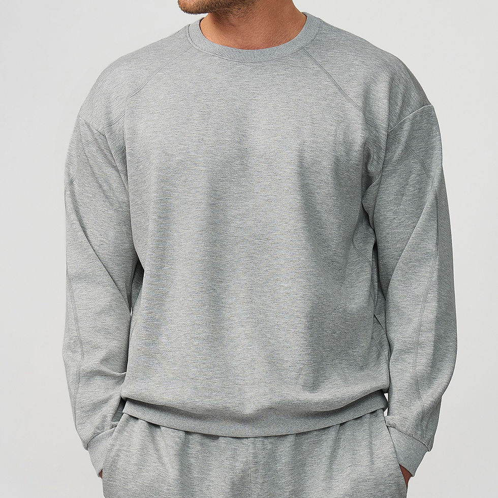 Thumbnail: Men's round-neck sports hoodie