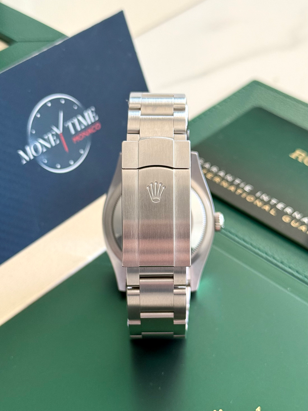 Thumbnail: ROLEX OYSTER PERPETUAL 36 NOIR VIF (126000) - 12/2024 NEW FULL SET
