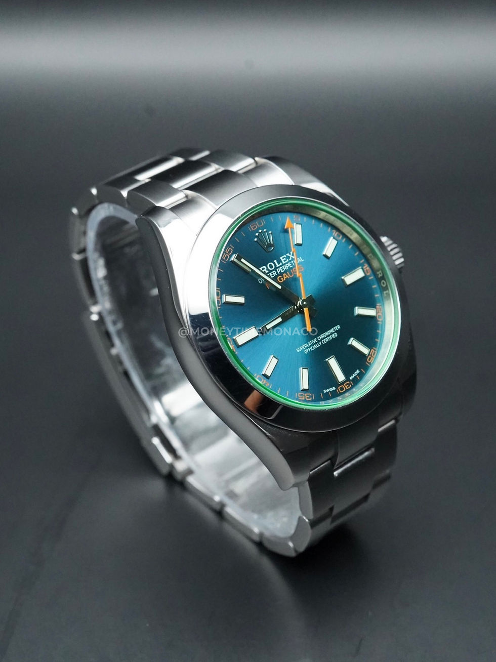 Miniature : ROLEX MILLGAUSS CADRAN BLEU (116400GV) - 2023 LIKE NEW FULL SET