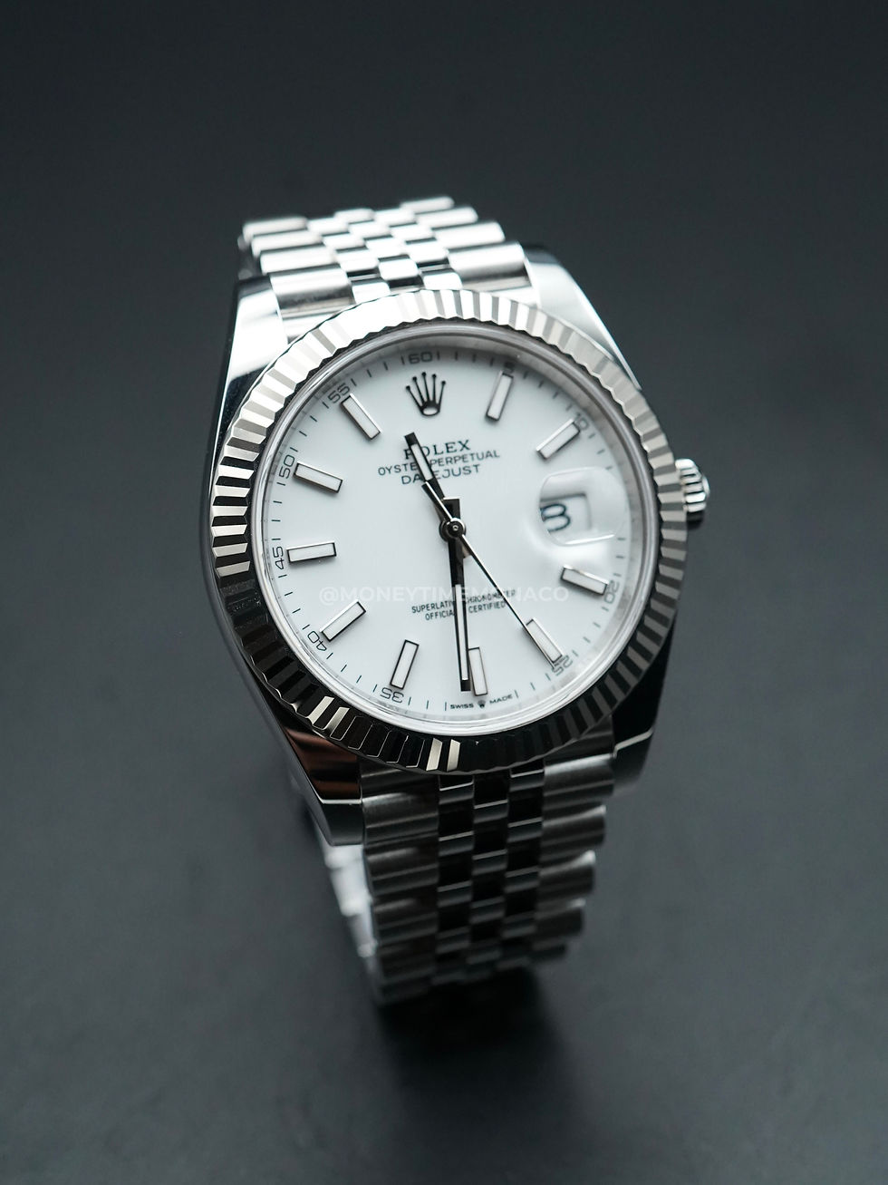 Miniature : ROLEX DATEJUST 41 BLANC (126334) - 2024 LIKE NEW FULL SET