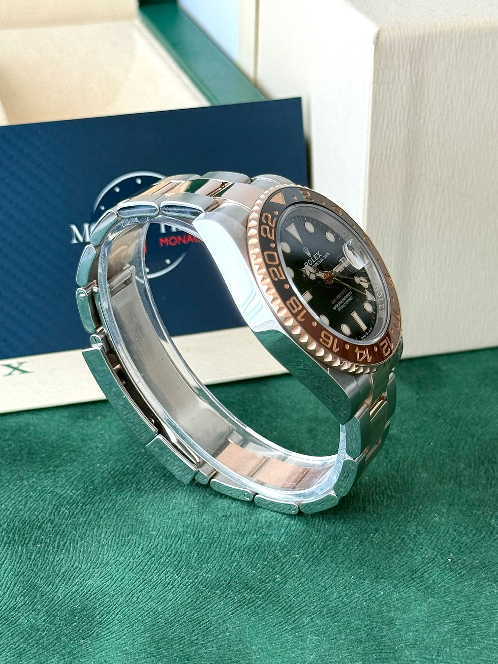 Miniature : ROLEX GMT-MASTER II ROOTBEER (126711CHNR) - 2021 LIKE NEW FULL SET
