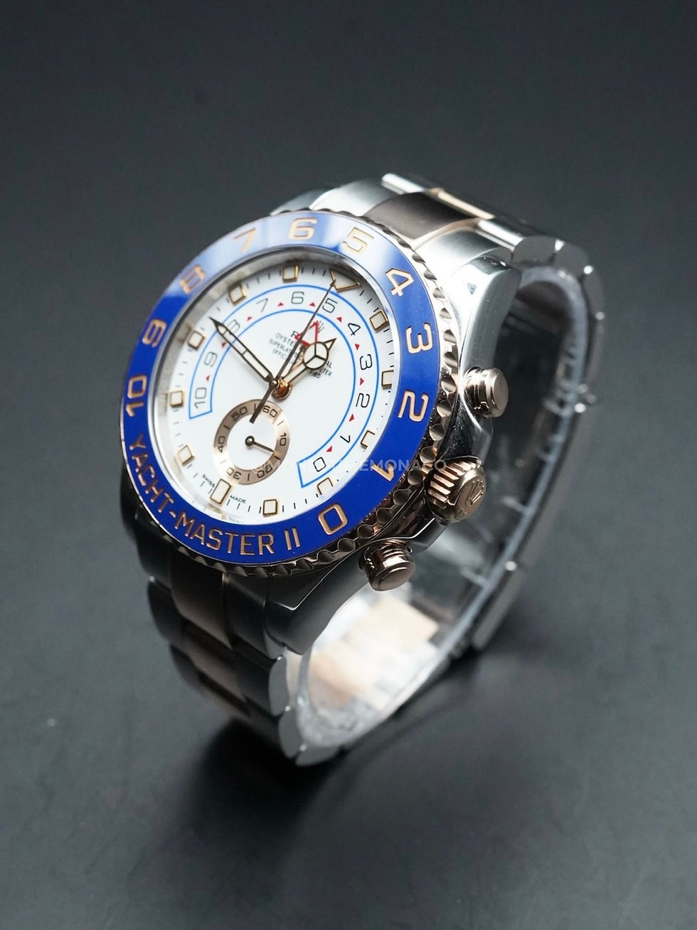 Miniature : ROLEX YACHT-MASTER II OR ROSE / ACIER (116681) - 2020 FULL SET + REVISION