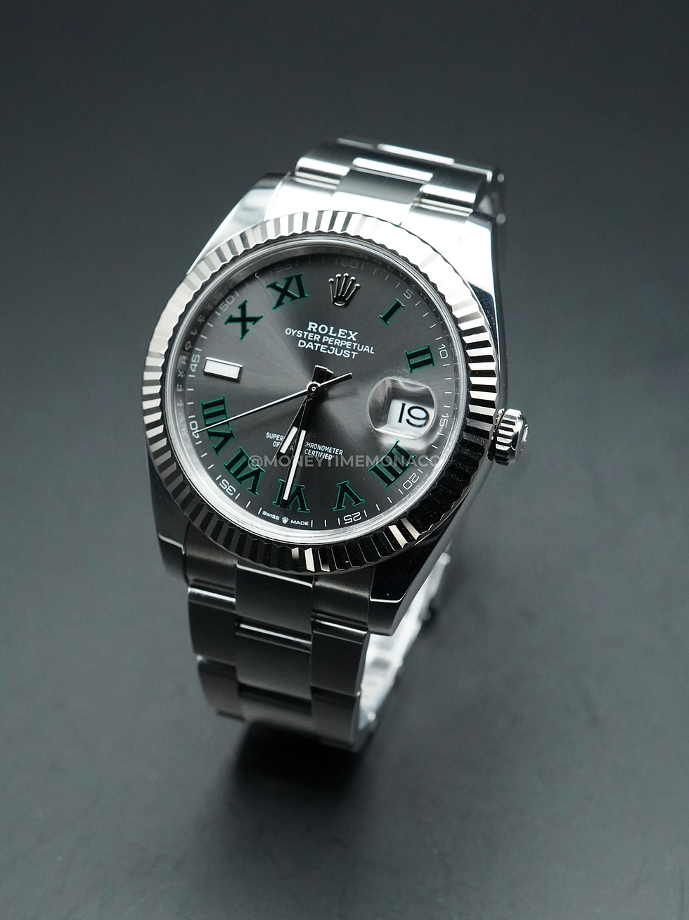 Miniature : ROLEX DATEJUST 41 WIMBLEDON (126334) - 2025 LIKE NEW FULL SET