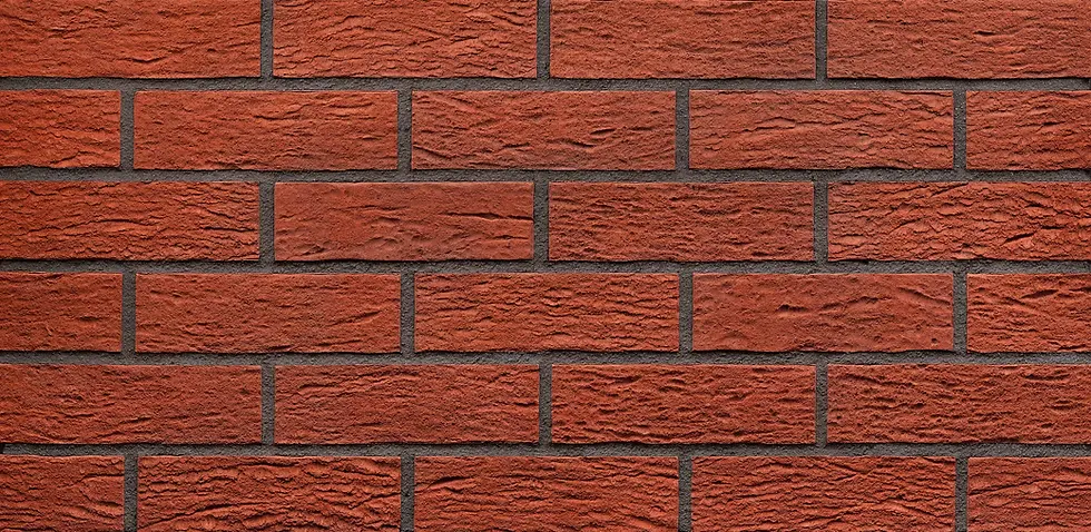 vibrant red thin brick