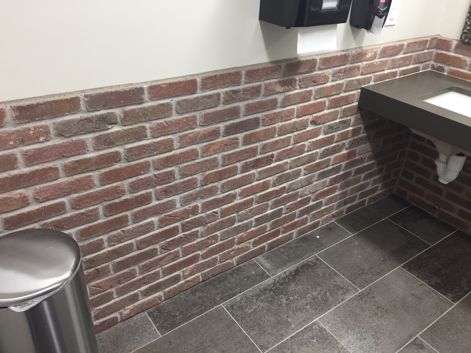 Peel n' Stick Brick interior, Thin brick, Tile floor Peel n' Stick Brick interior, Thin brick, Tile floor