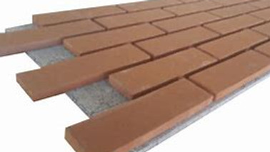 Cement Board Panel for Installing Thin Brick