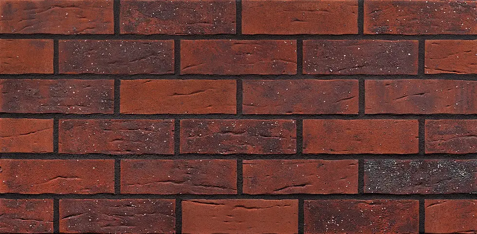 fiery red thin brick