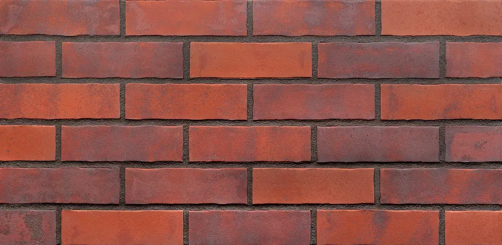 crimson red thin brick