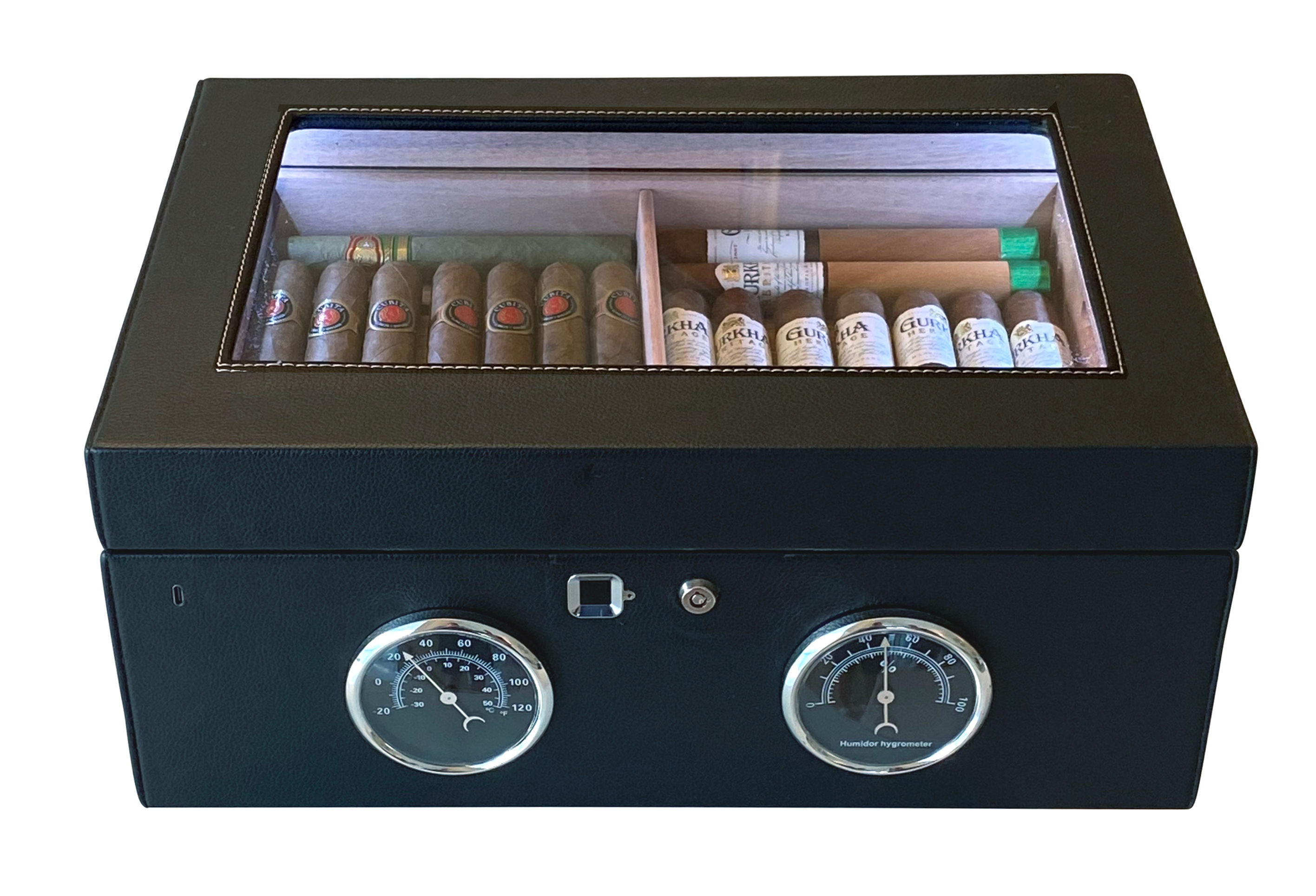 Lemans GT	120 Ct. Black Humidor