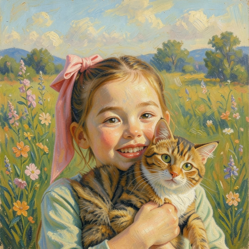 Impressionist Portrait: Two Figures