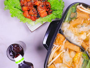 ဝက်သားဆလပ်နဲ့ ကိုရီးယားShabu Shabu