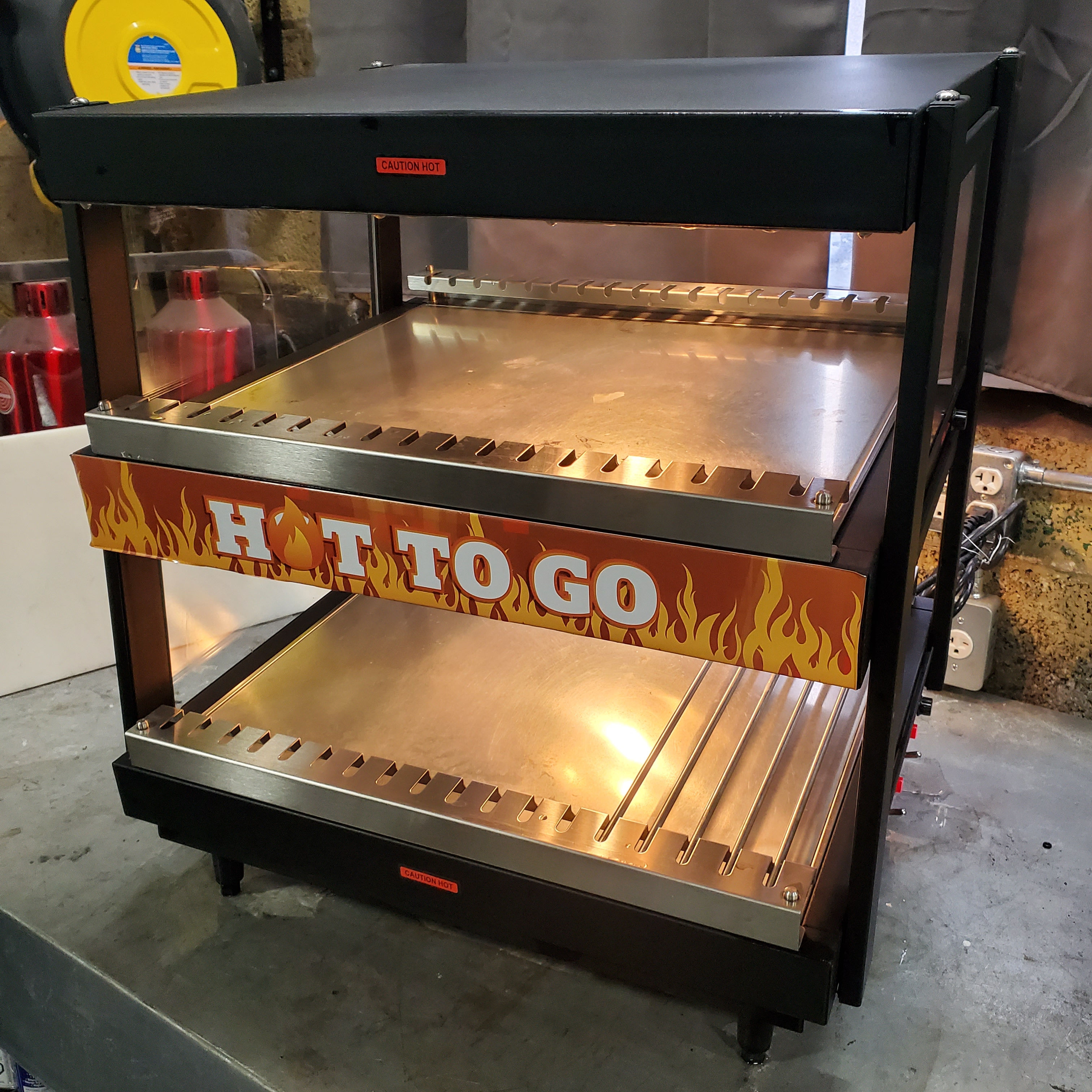 Nemco 6480 Slanted Double Shelf Merchandiser