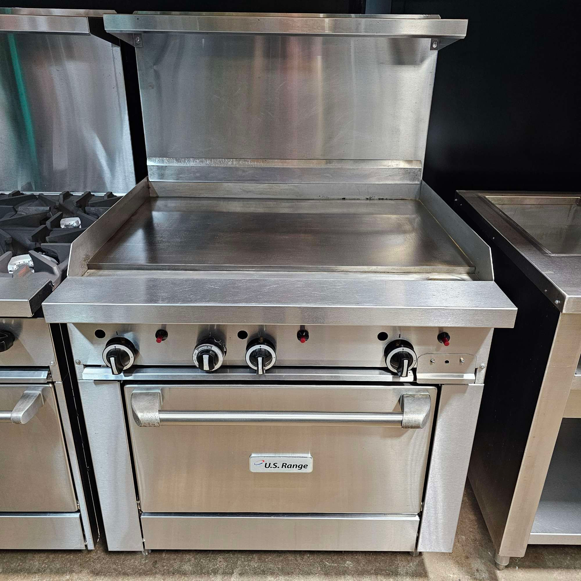 Garland 36" Griddle w/ Oven 