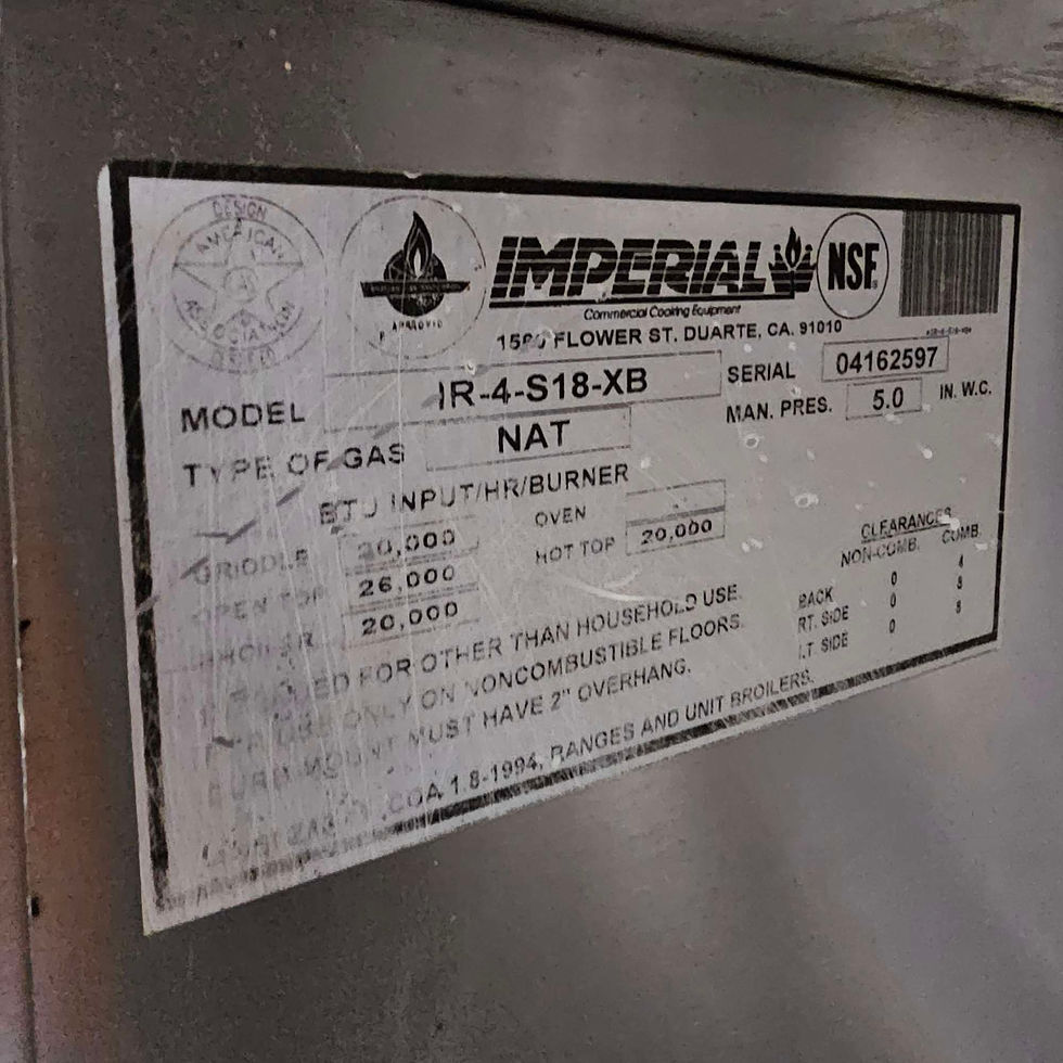 Thumbnail: Imperial Extra Wide 4 Burner Hot Plate 