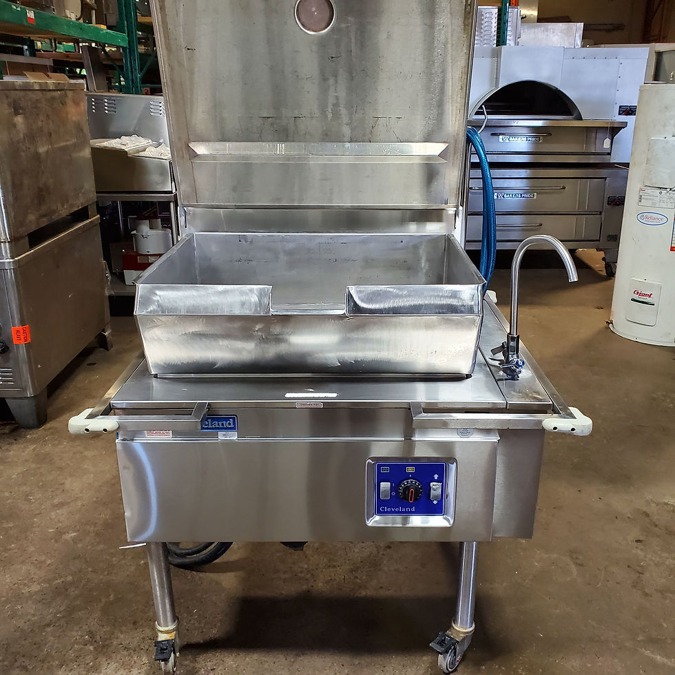 Thumbnail: Cleveland 30 Gallon Tilting Skillet